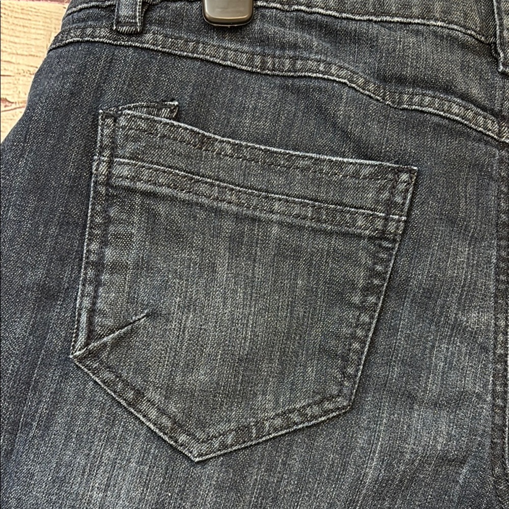 LC Lauren Conrad Dark Indigo Denim Shorts - Picture 7 of 8